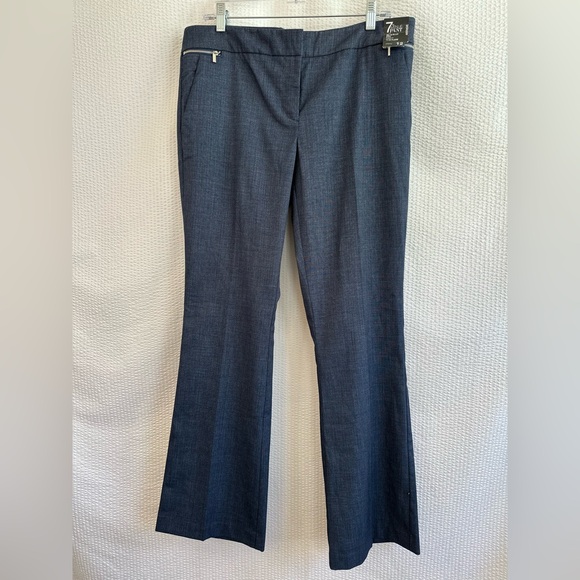 New York & Company Denim - New York & Company Women’s Blue Slim Flare Trouser Pants Size: 12 NWT